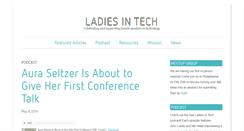 Desktop Screenshot of ladiesintech.com